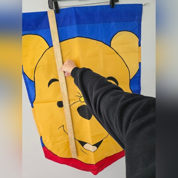 Vintage Winnie The Pooh Bee Outdoor Flag Double Sided Yard - Picture 8 of 8